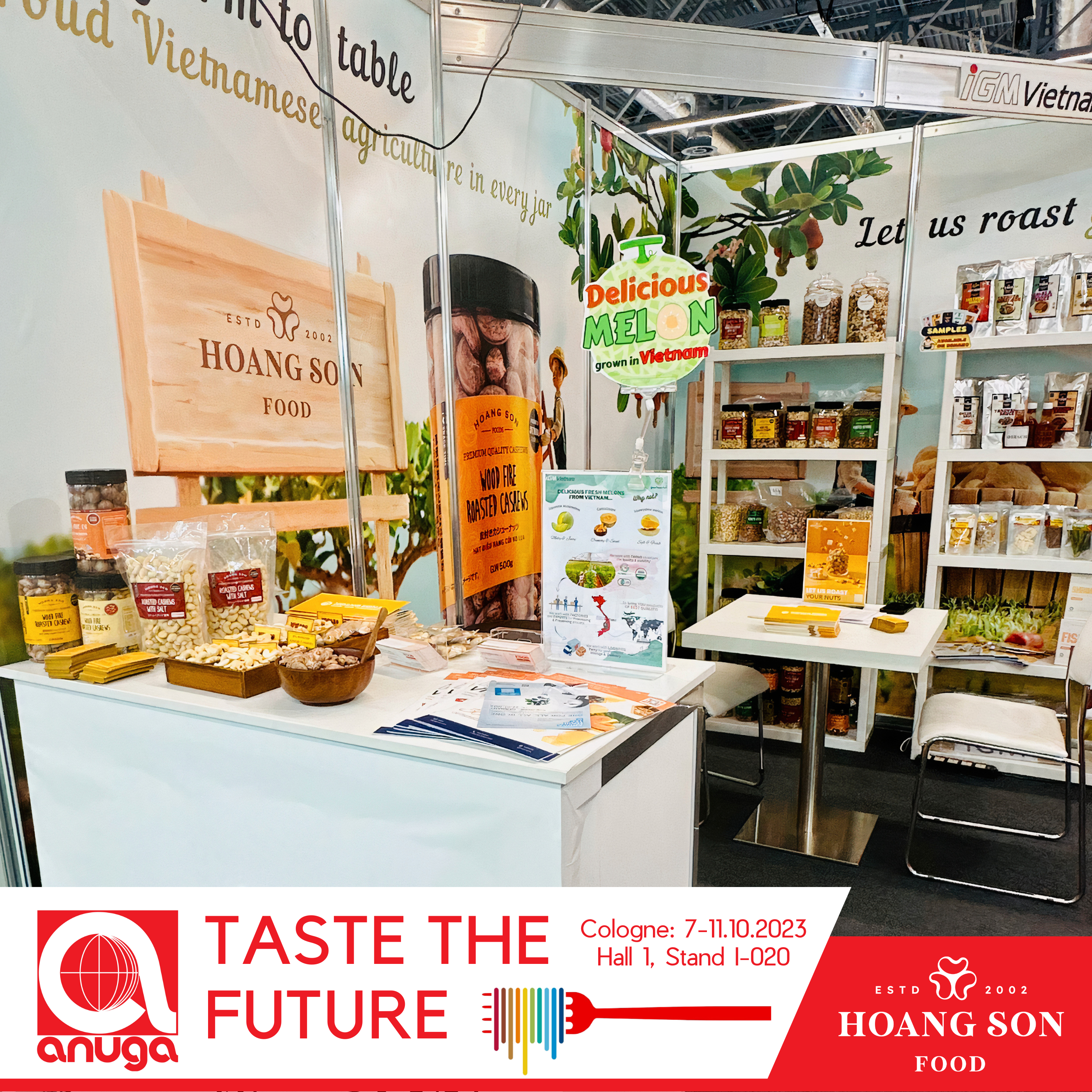 Hoang Son Food's booth at Anuga 2023