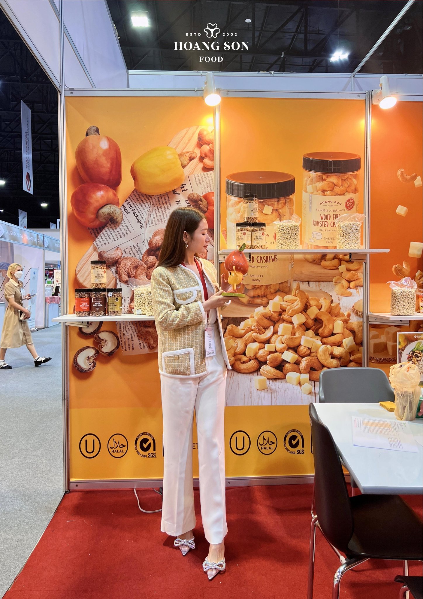 Ms. Ta Ngoc Mai (Sales Director) Hoang Son Food at Thaifex – Anuga Asia fair