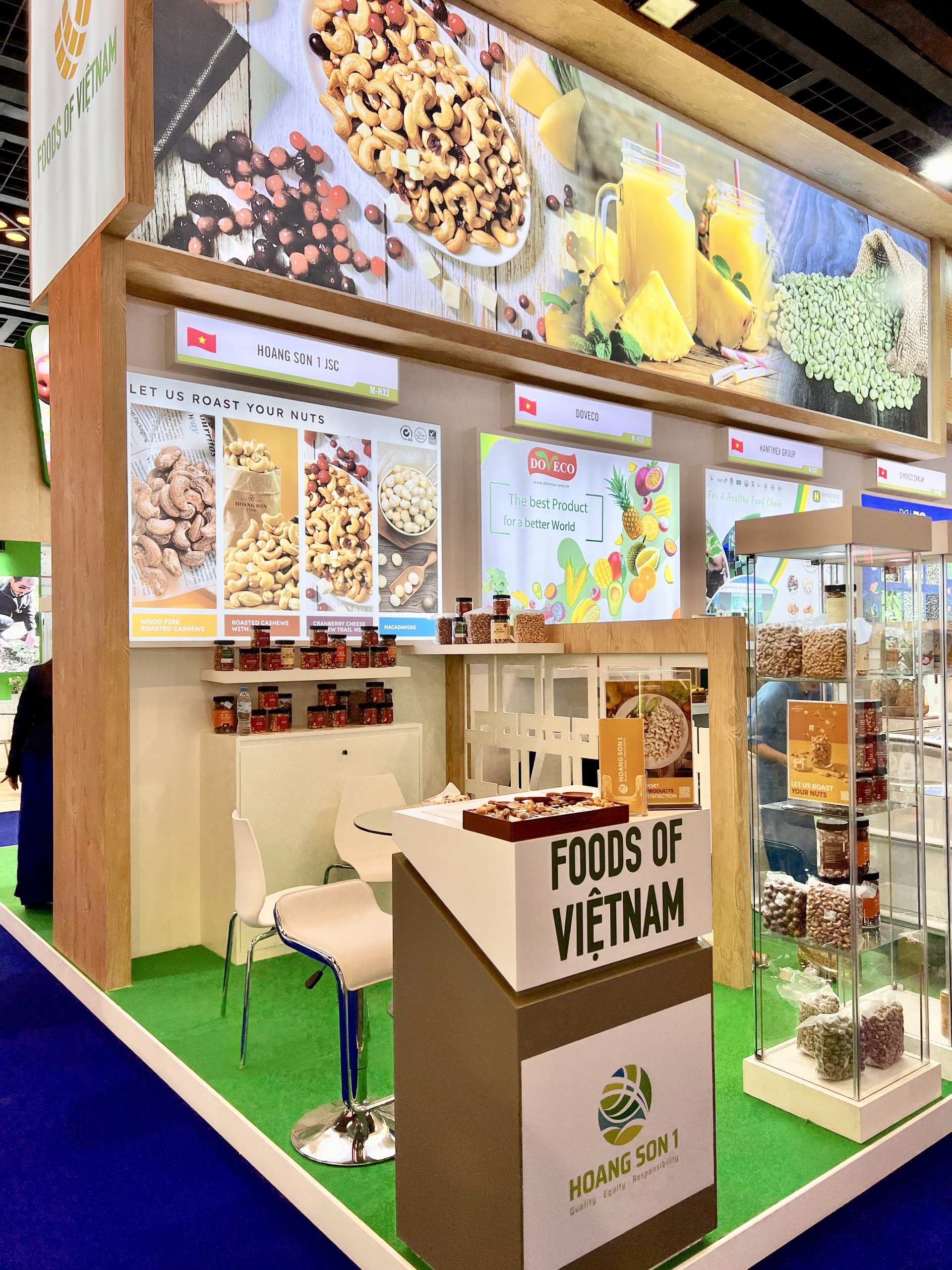 Hoang Son Food's booth at Gulfood 2023